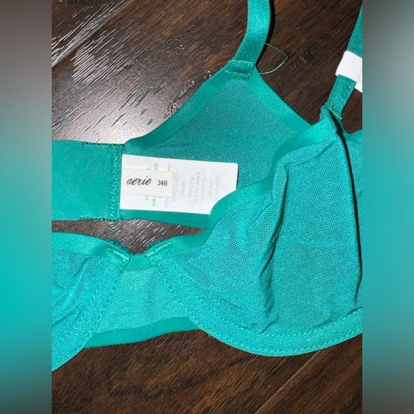💚 NWT! Aerie Smoothez Mesh Unlined Balconette Bra - Picture 6 of 8
